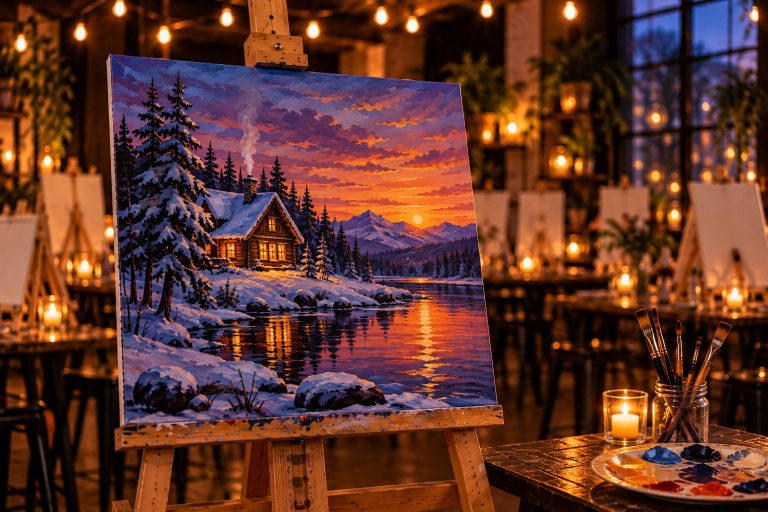 Winter Cabin